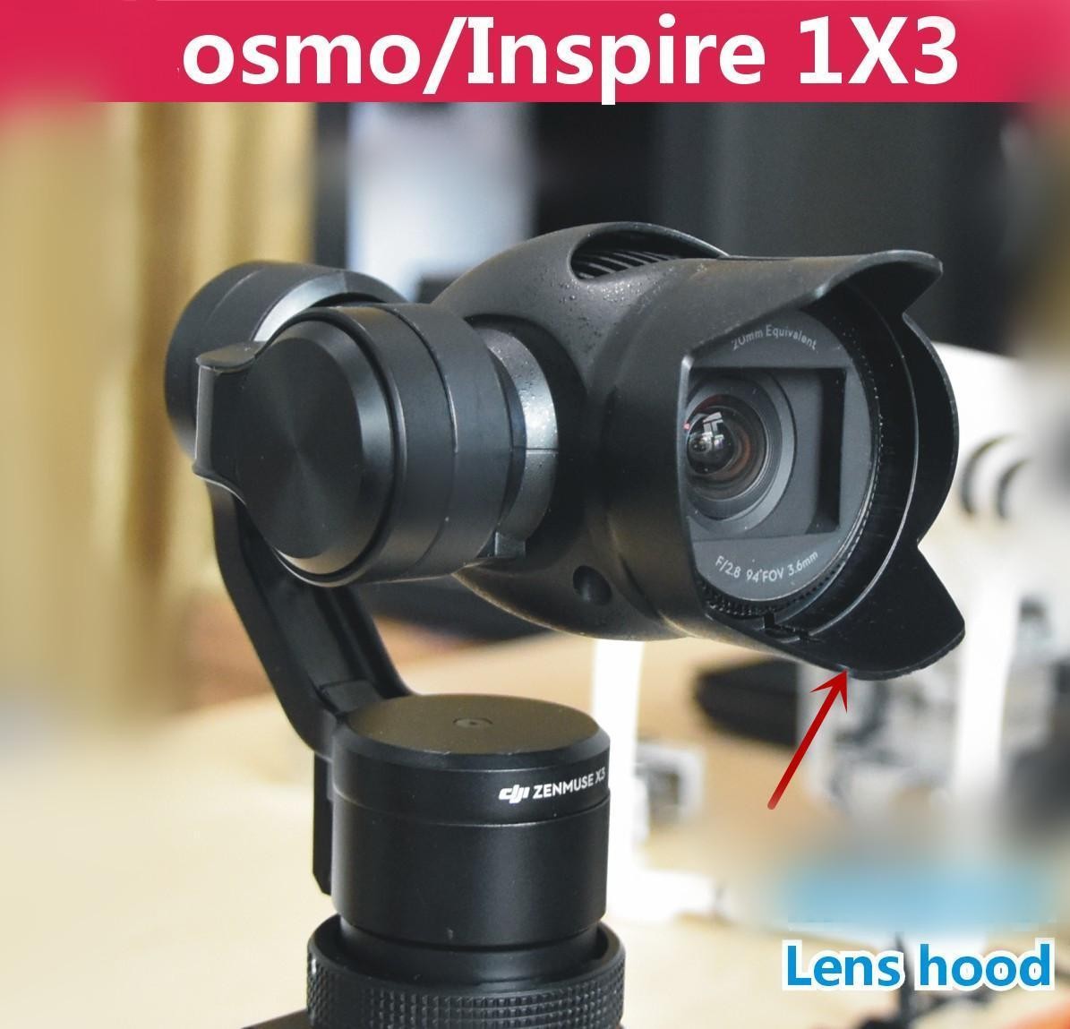 DJI OSMO- Camera Lens Sun Hood Sunshade Cap For RC DJI Inspire 1 Quadcopter/DJI osmo