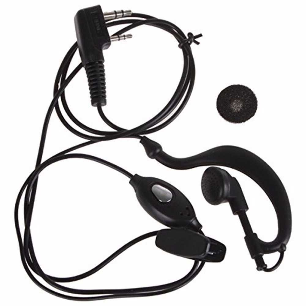 Baofeng ham radio 2pin K port earpiece ptt mic headset for handheld walkie talkie baofeng UV-5R UV-82 BF-888S