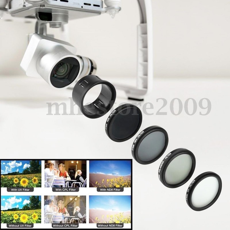 4 Filter Set For DJI Phantom 3 / Phantom 4 - Image 1