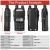 Baofeng UV-82 Dual PTT 5W Dual Band VHF UHF FM USB-C Walkie Talkie (1)