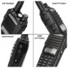 Baofeng UV-82 Dual PTT 5W Dual Band VHF UHF FM USB-C Walkie Talkie (2)