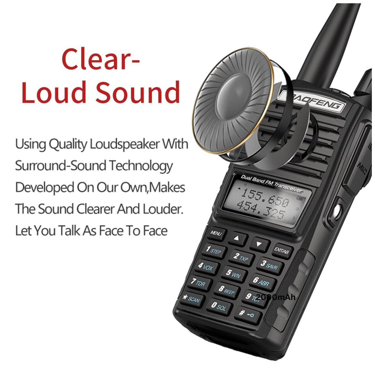 Baofeng UV-82 Dual PTT 5W Dual Band VHF UHF FM USB-C Walkie Talkie (7)