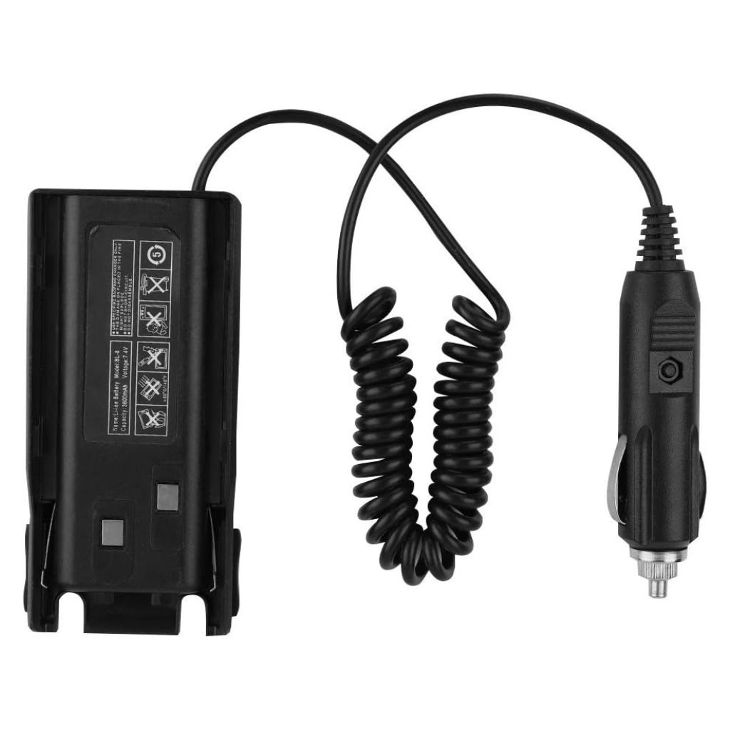 Battery Chargers Car Eliminator for BAOFENG UV-82 UV-82HP UV-89 Two Way Radio