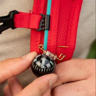 Brújula esférica compacta 2cm para parapente y ala delta