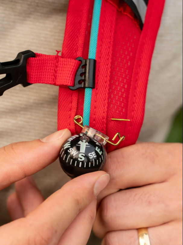 Brújula esférica compacta 2cm para parapente y ala delta