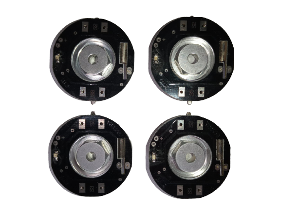 LED Dynamic Wheel Light (Red) w/12mm Metal Hex Hub Adapter - Image 2