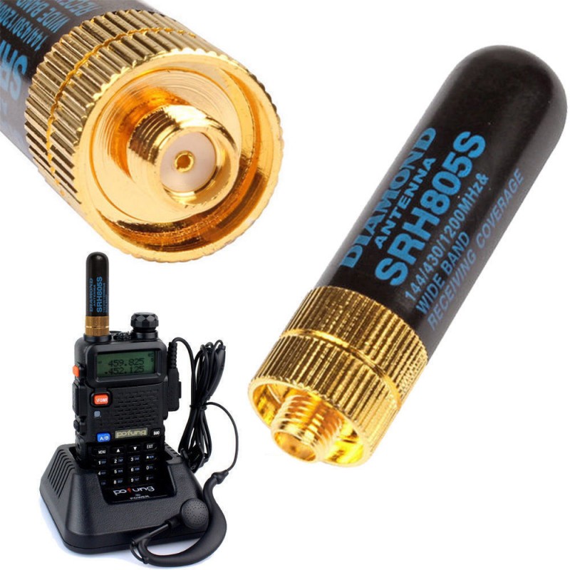 SRH805S SMA-F Female Dual Band Antenna Baofeng GT-3 UV-5R BF-888s Radio - Image 6