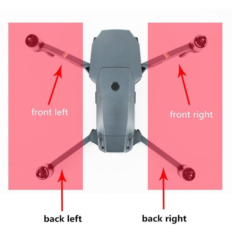 DJI Mavic Pro Brazo Trasero Derecho Con Motor - Image 2