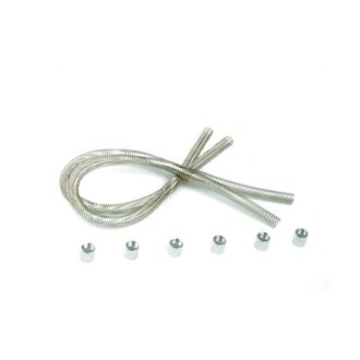 Fuel Line Guard with Silver Coupler