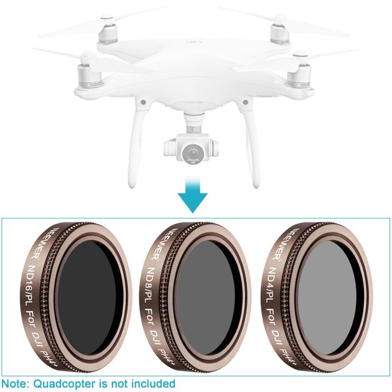 Kit de Filtros ND4-PL / ND8-PL / ND16-PL DJI Phantom 4 Pro - Image 3