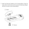DJI Osmo Part 41 adaptador universal de montaje de 1/4″ y 3/8″ - Thumbnail Image 10