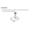 DJI Osmo Part 41 adaptador universal de montaje de 1/4″ y 3/8″ - Thumbnail Image 9