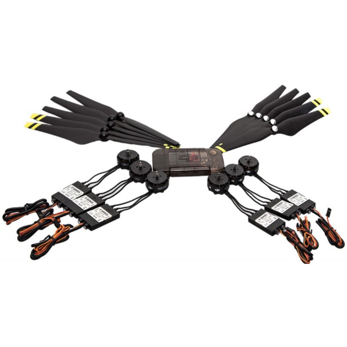 Kit DJI E600 6 Motores 3508 415Kv, 6 ESC 20A, 5 Pares de Hélices 12×4.2”, Accesorios (2) Kit DJI E600