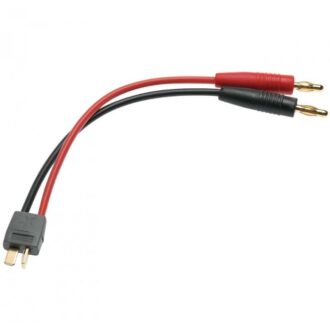 Great Planes Charge Lead Banana Plugs/Star Male