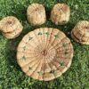 Cestas de juncos para centros de mesa 100% biodegradable y hecho a mano - Thumbnail Image 3