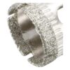 Broca tubular coreana con filo de diamante para perforar vidrio en Ø20 mm - Thumbnail Image 2