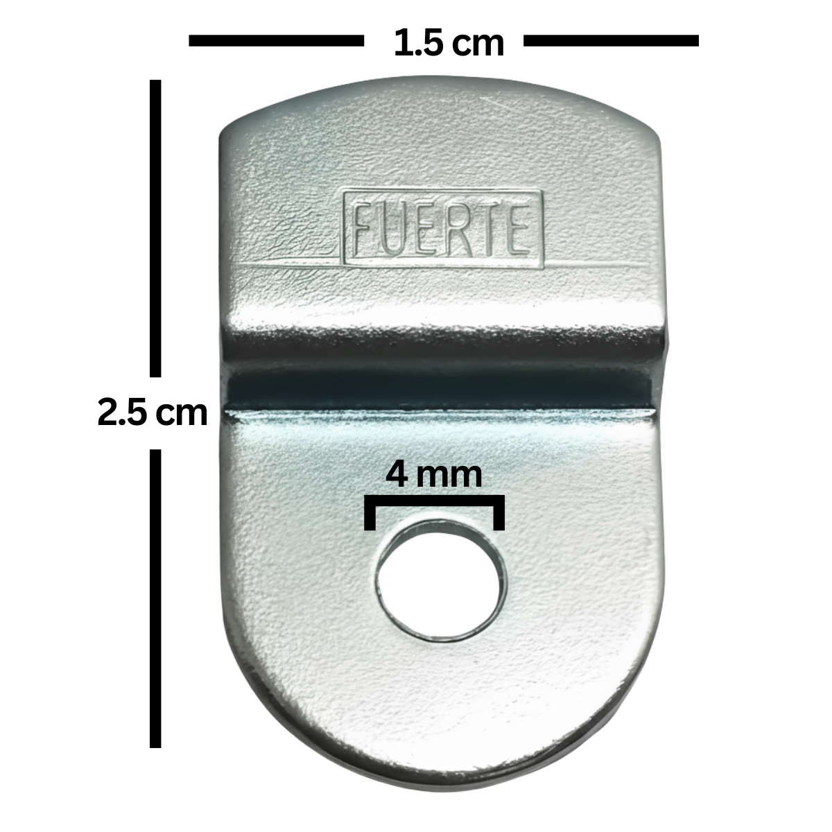 Chapeta fuerte soporte espejo garra pisavidrios x 1000 unidades Chapeta fuerte soporte espejo garra pisavidrios x 1000 unidades