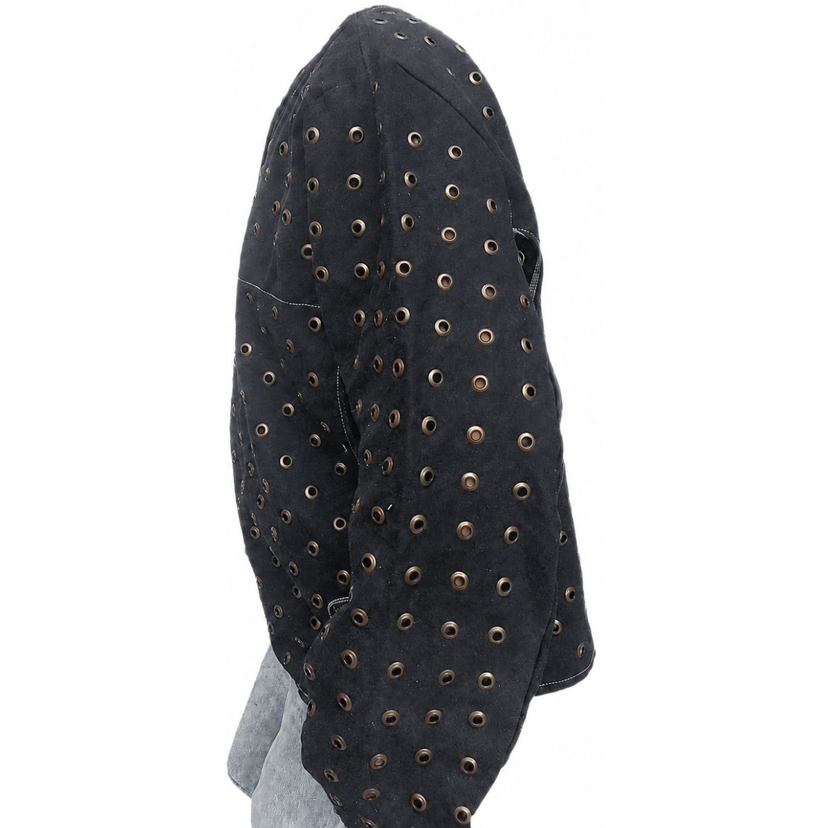 Chaqueta en lona con taches metálicos para protección contra cortes del vidrio - Image 2