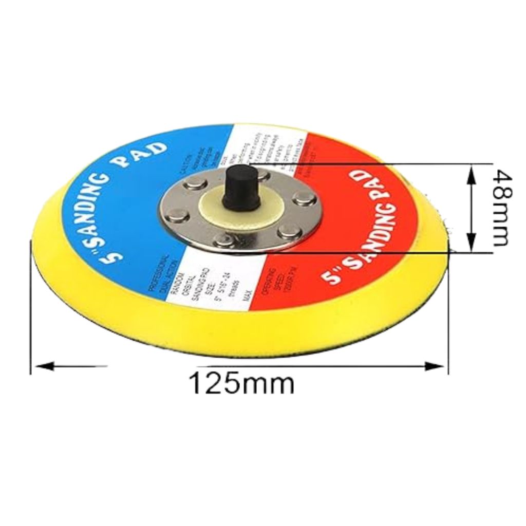 Disco-Pad-plato-respaldo-5″-For-Makita-GV5010-lija-Velcro-3 2