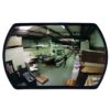 Espejo rectangular de seguridad 36 cm x 50 cm en vidrio cristal