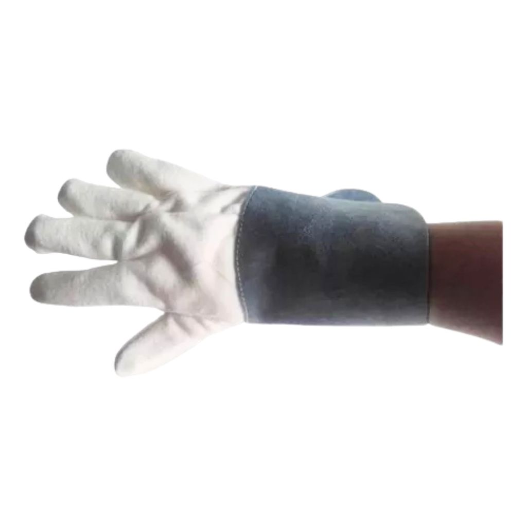 Guantes en carnaza con refuerzo para proteccion y manipulacion del vidrio - Image 4