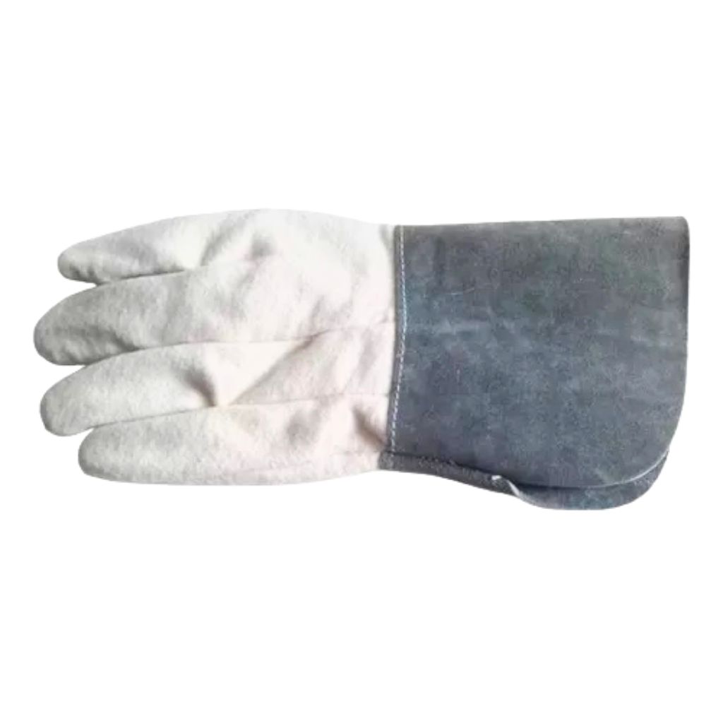 Guantes en carnaza con refuerzo para proteccion y manipulacion del vidrio - Image 2