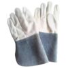 Guantes en carnaza con refuerzo para proteccion y manipulacion del vidrio - Thumbnail Image 1