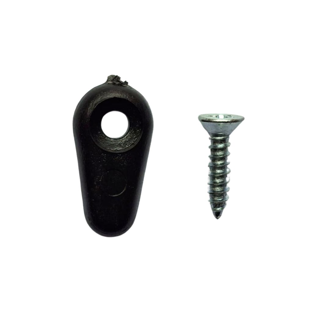 Lágrima de marquetería con tornillo para sujeción de vidrio - 1000 unidades - Image 1