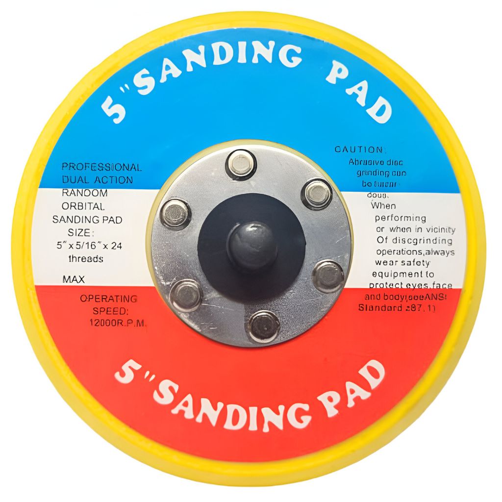 Sanding Pad 5 disco almohadilla de lijado y pulido para vidrio (2) Sanding Pad 5" disco