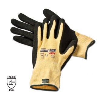 ActivGrip Advance KEVLAR® KEV Work Glove With Microfinish Nitrile Coating Cut Protec. 3, Size 9/L