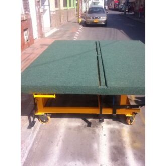 Mesa de corte de vidrio con rompe-vidrio