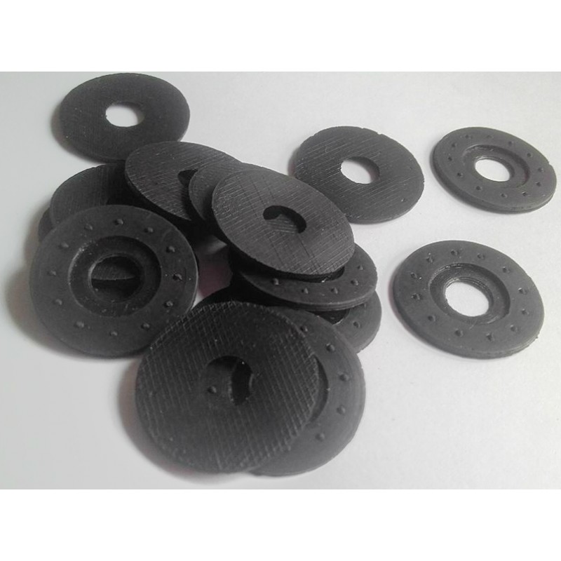 Moneda antideslizante de 3 CM para vidrio color negro por 100 unidades - Image 3