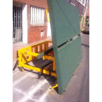 Mesa de corte de vidrio con rompe-vidrio