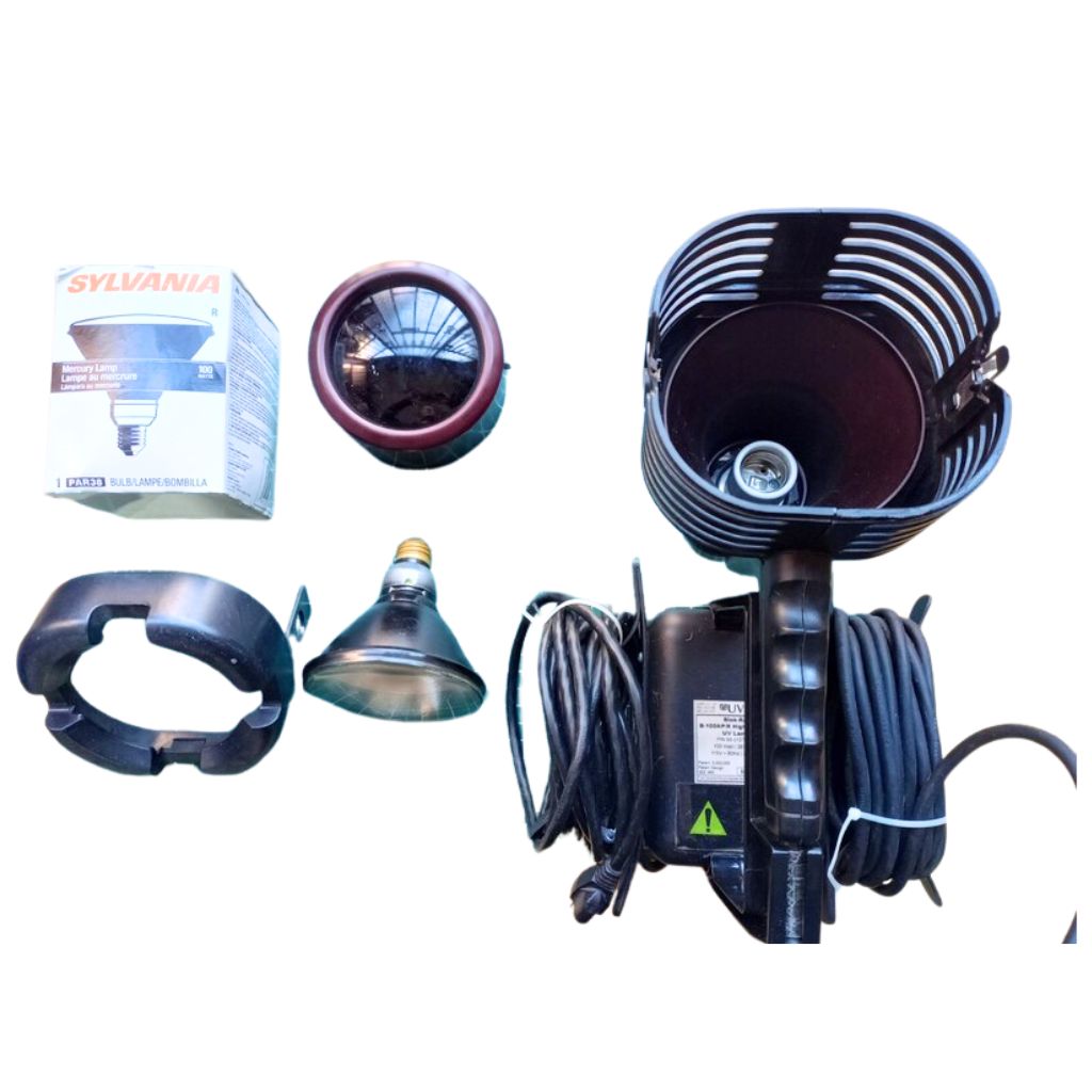 Lampara de inspeccion UV de alta intensidad Blak-Ray B-100APR High Intensity UV Lamp 100 watt 365nm (5)