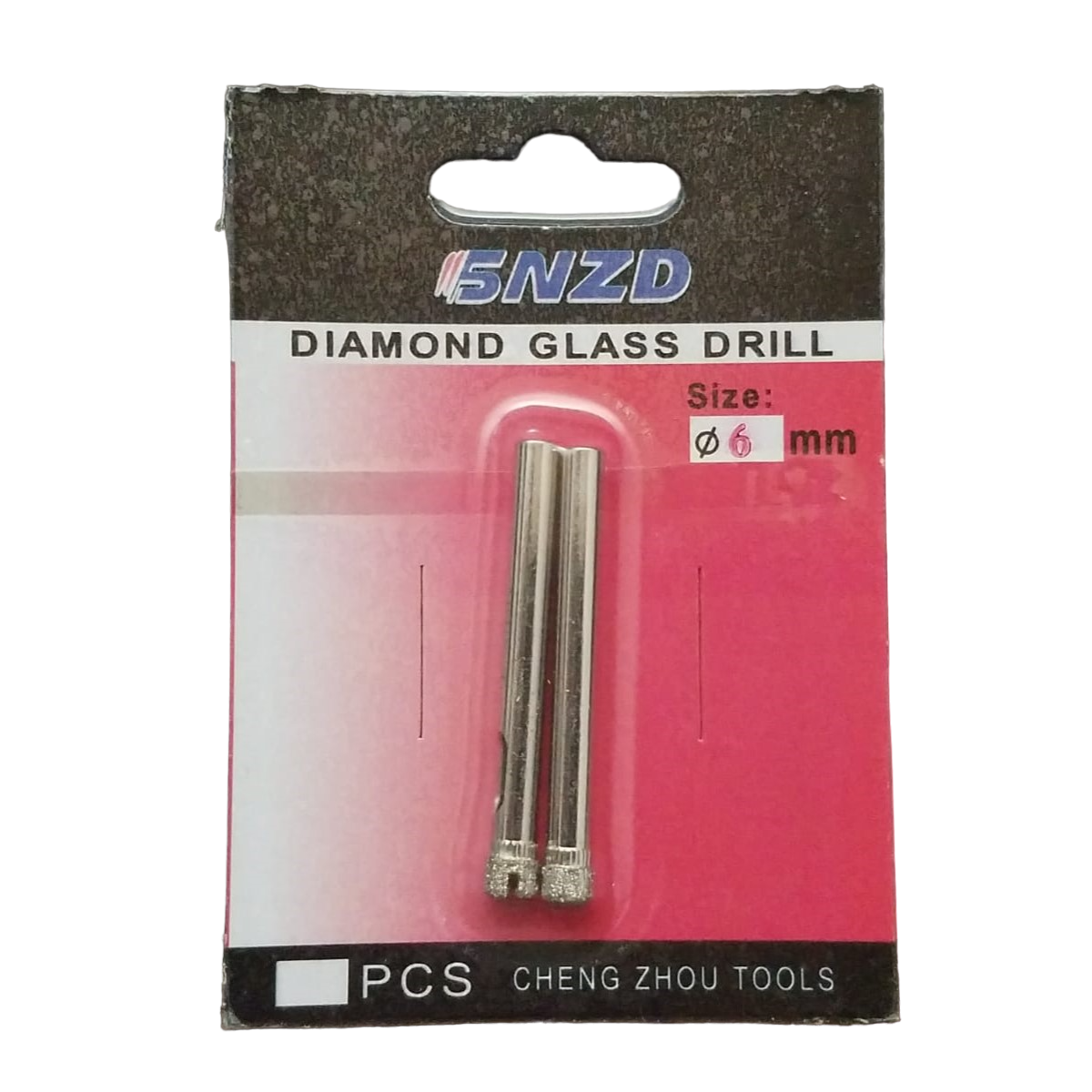 Broca tubular filo diamante para vidrio Ø6mm