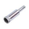 Broca tubular coreana con filo de diamante para perforar vidrio en Ø12 mm 2