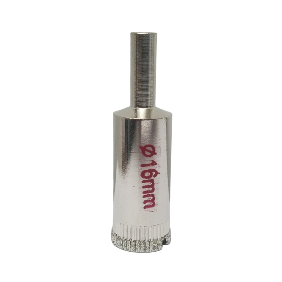 Broca filo diamante para vidrio Ø16mm Broca filo diamante para vidrio Ø16mm