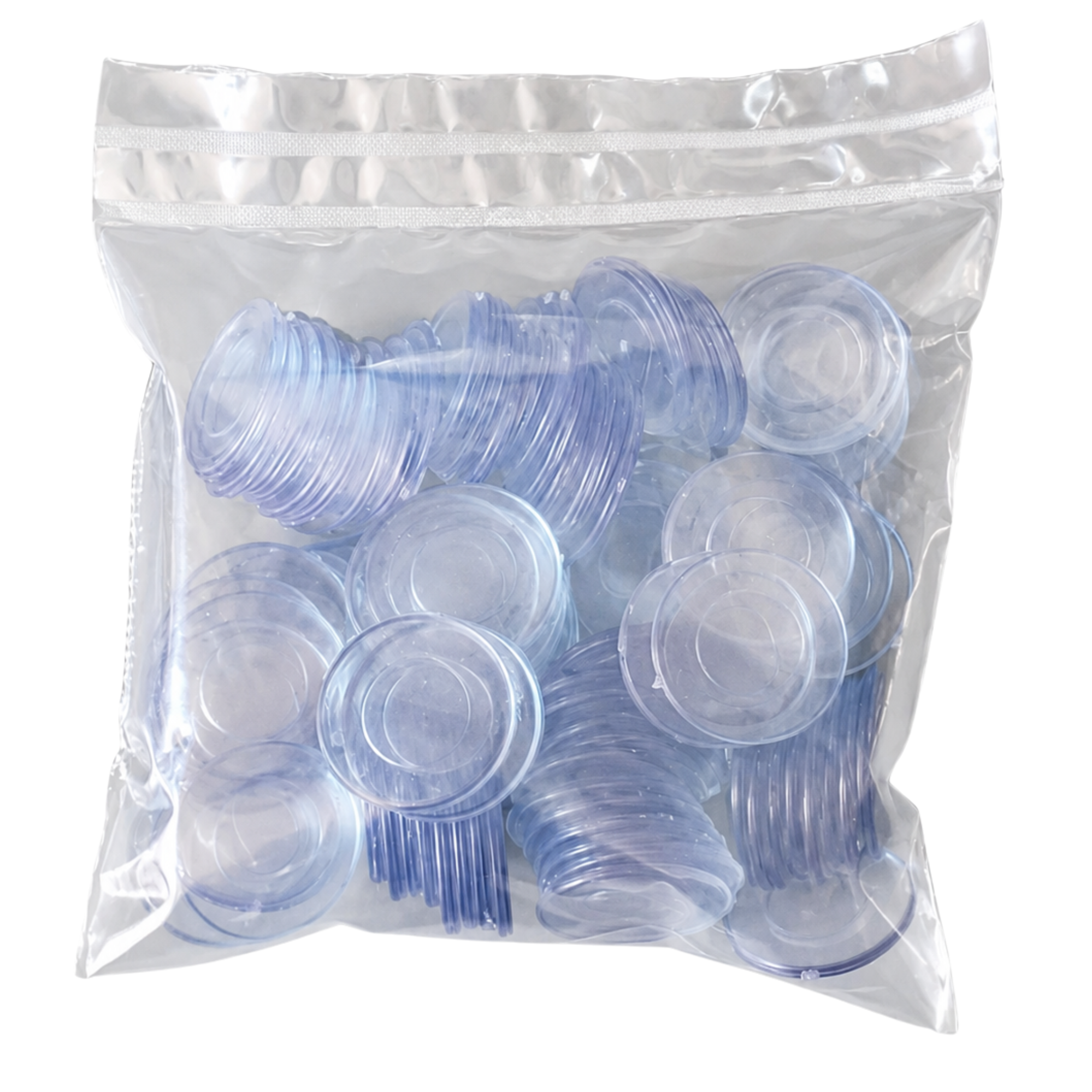 Chupas de goma plana para fijación de vidrios x 100 unidades – Ø19 mm - Image 1