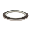 Cinta adhesiva plateada trazos de 2 mm