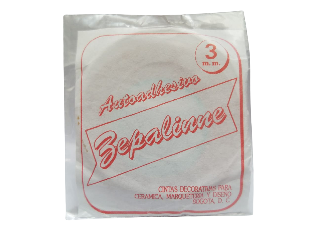 Cinta decorativa adhesiva naranja Zepalinne para cerámica, marquetería y diseño de 3 mm x unidad 1