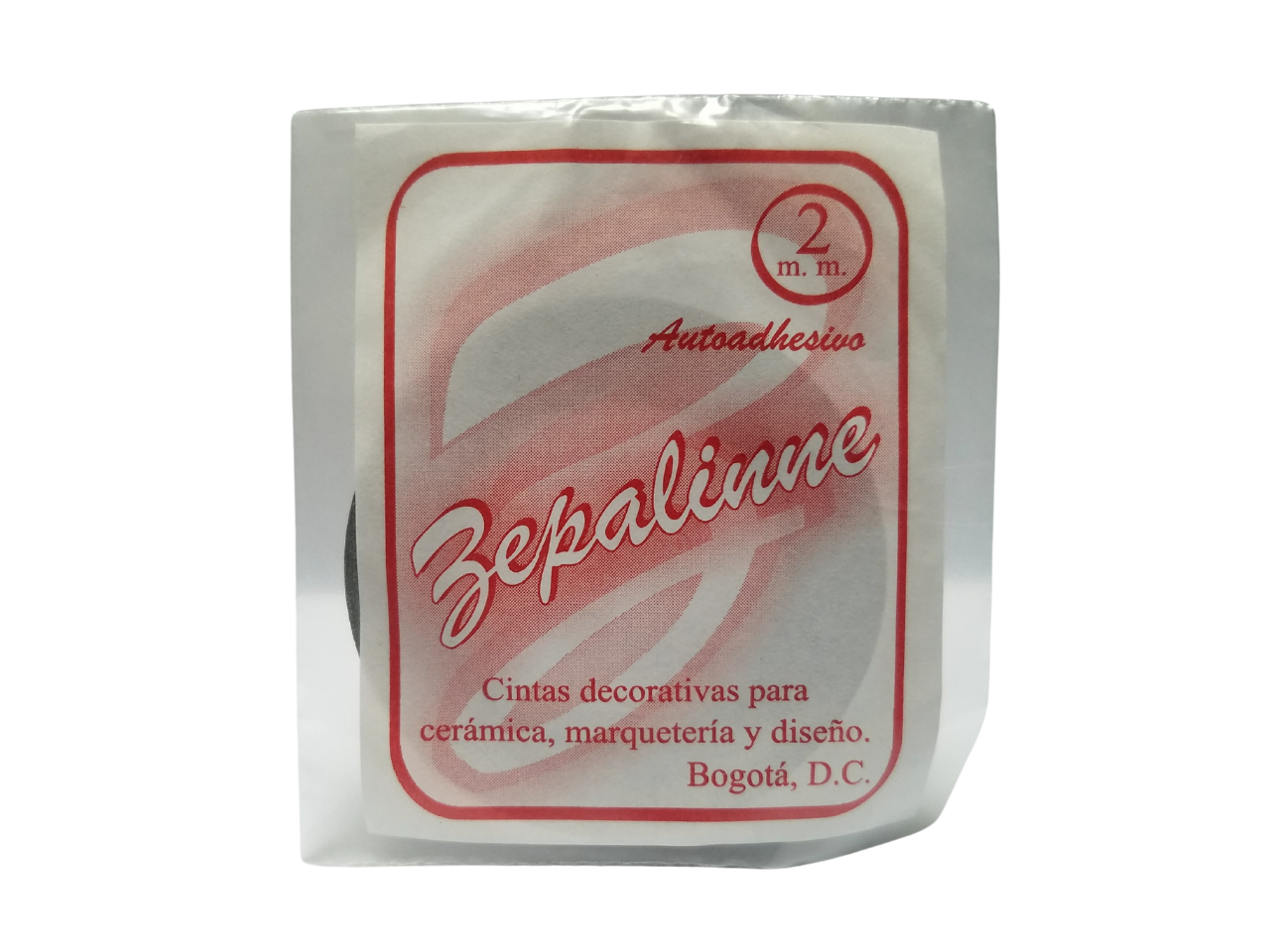 Cinta decorativa adhesiva plateada Zepalinne para cerámica, marquetería y diseño de 2 mm x unidad 1