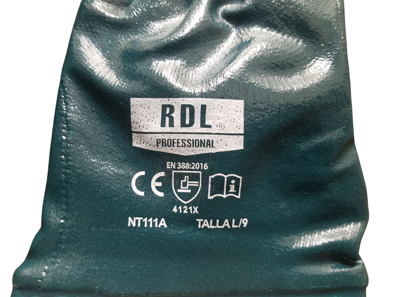 Guante nitrilo tejido NITRITOP RDL profesional talla L/9 - Image 2