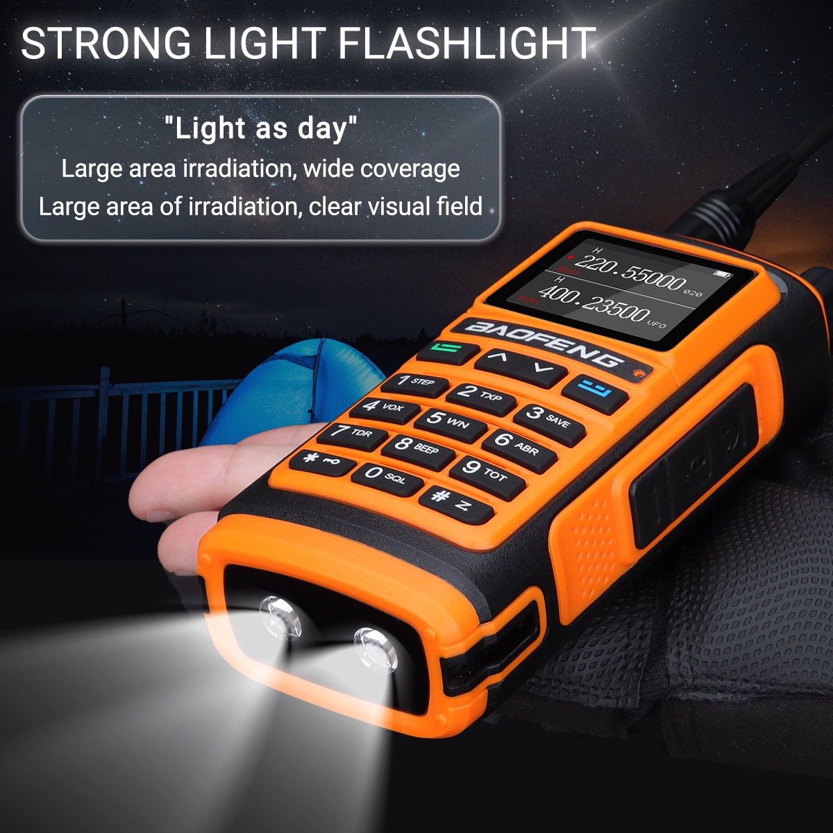 Baofeng UV 17 Pro L Wireless Copy Frequency Walkie Talkie 16 KM Long Range Waterproof IP45 Flashlight Type-C Charger Ham Radio UV 5R BF-17L UV-17 - Image 19