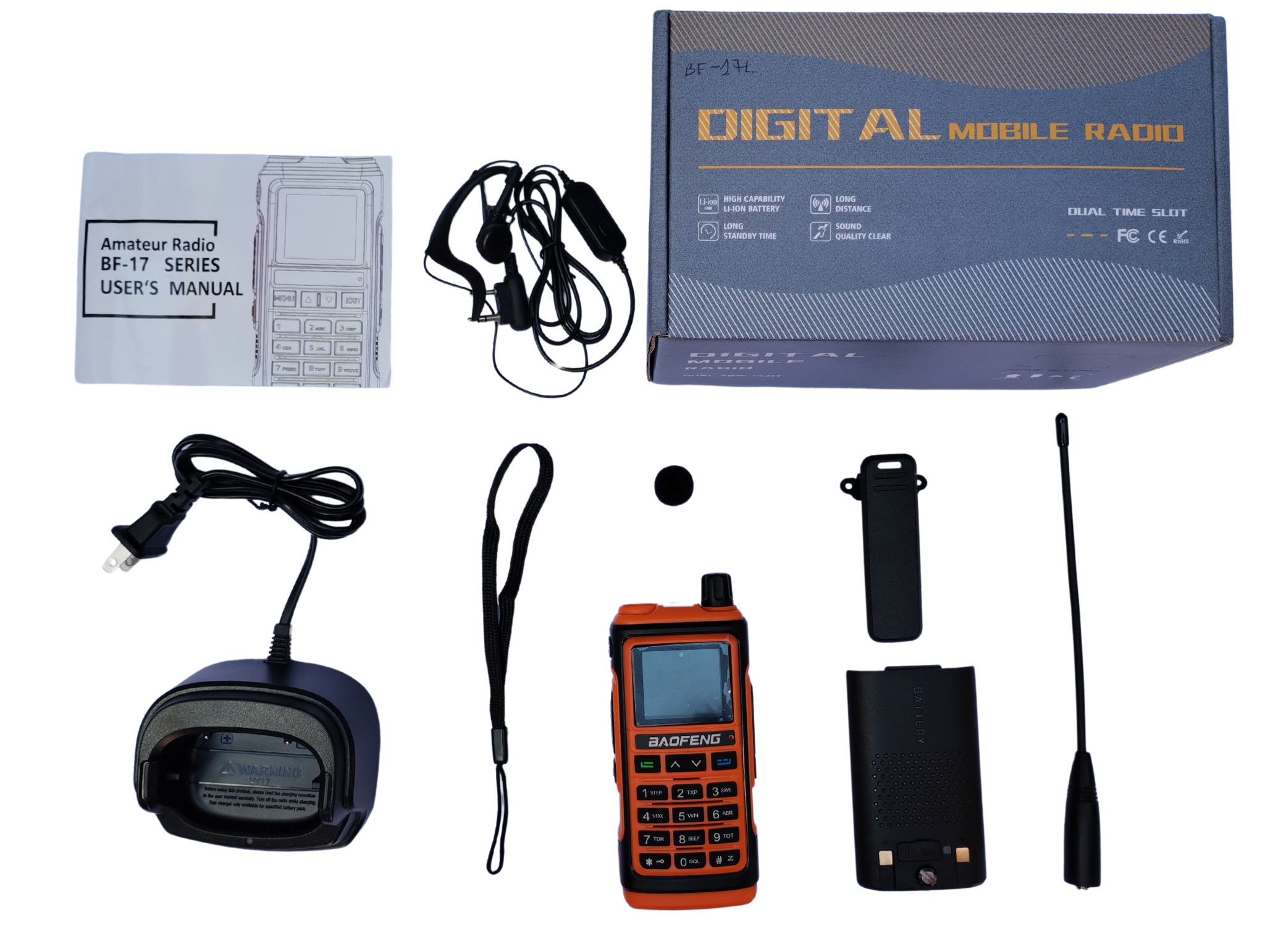 Baofeng UV 17 Pro L Wireless Copy Frequency Walkie Talkie 16 KM Long Range Waterproof IP45 Flashlight Type-C Charger Ham Radio UV 5R BF-17L UV-17 - Image 3