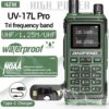Baofeng UV 17 Pro L Wireless Copy Frequency Walkie Talkie 16 KM Long Range Waterproof IP45 Flashlight Type-C Charger Ham Radio UV 5R BF-17L UV-17 - Thumbnail Image 17