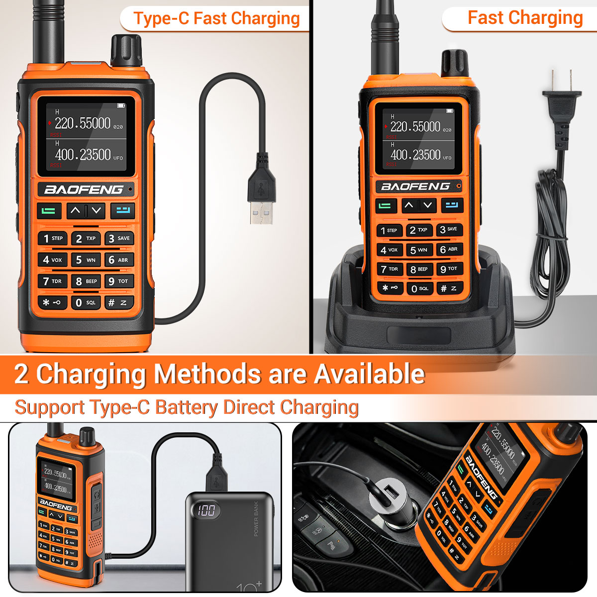 Baofeng UV 17 Pro L Wireless Copy Frequency Walkie Talkie 16 KM Long Range Waterproof IP45 Flashlight Type-C Charger Ham Radio UV 5R BF-17L UV-17 - Image 14