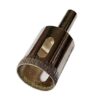 Broca tubular coreana con filo de diamante para perforar vidrio en Ø24 mm 1