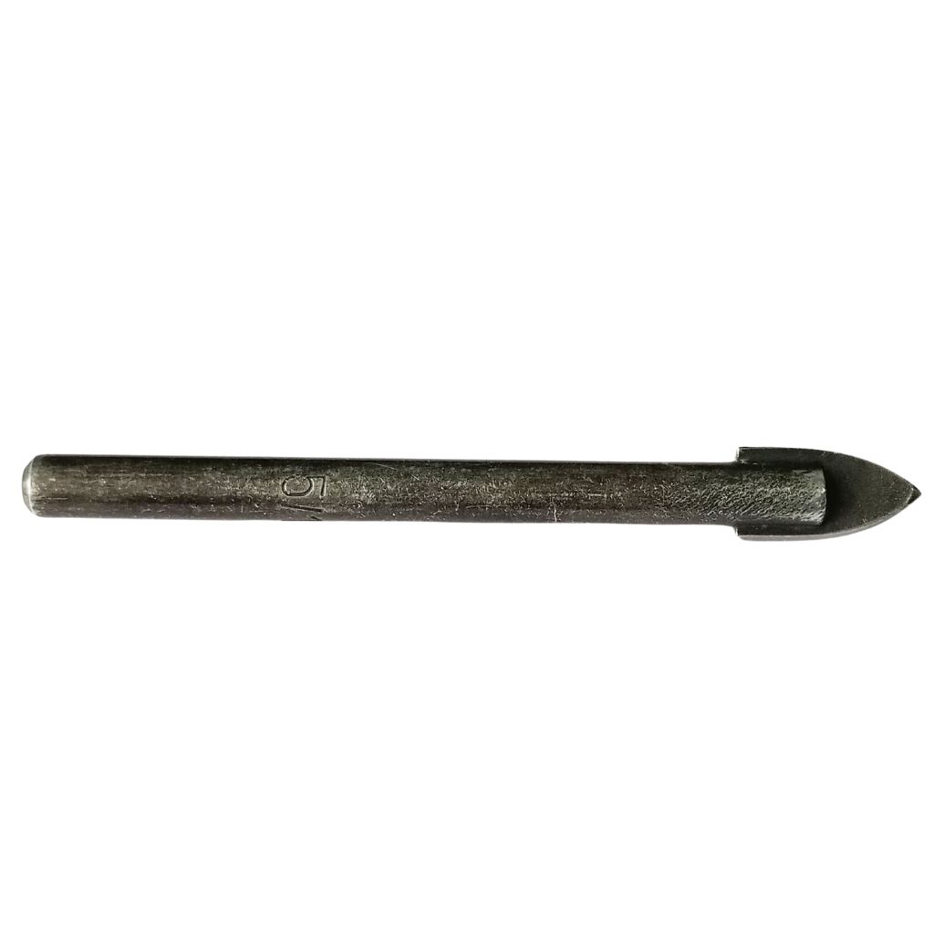Broca para perforar vidrio punta de lanza en tungsteno de Ø7 mm 5/16″