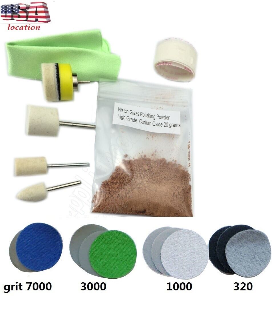 Kit pulido de vidrio