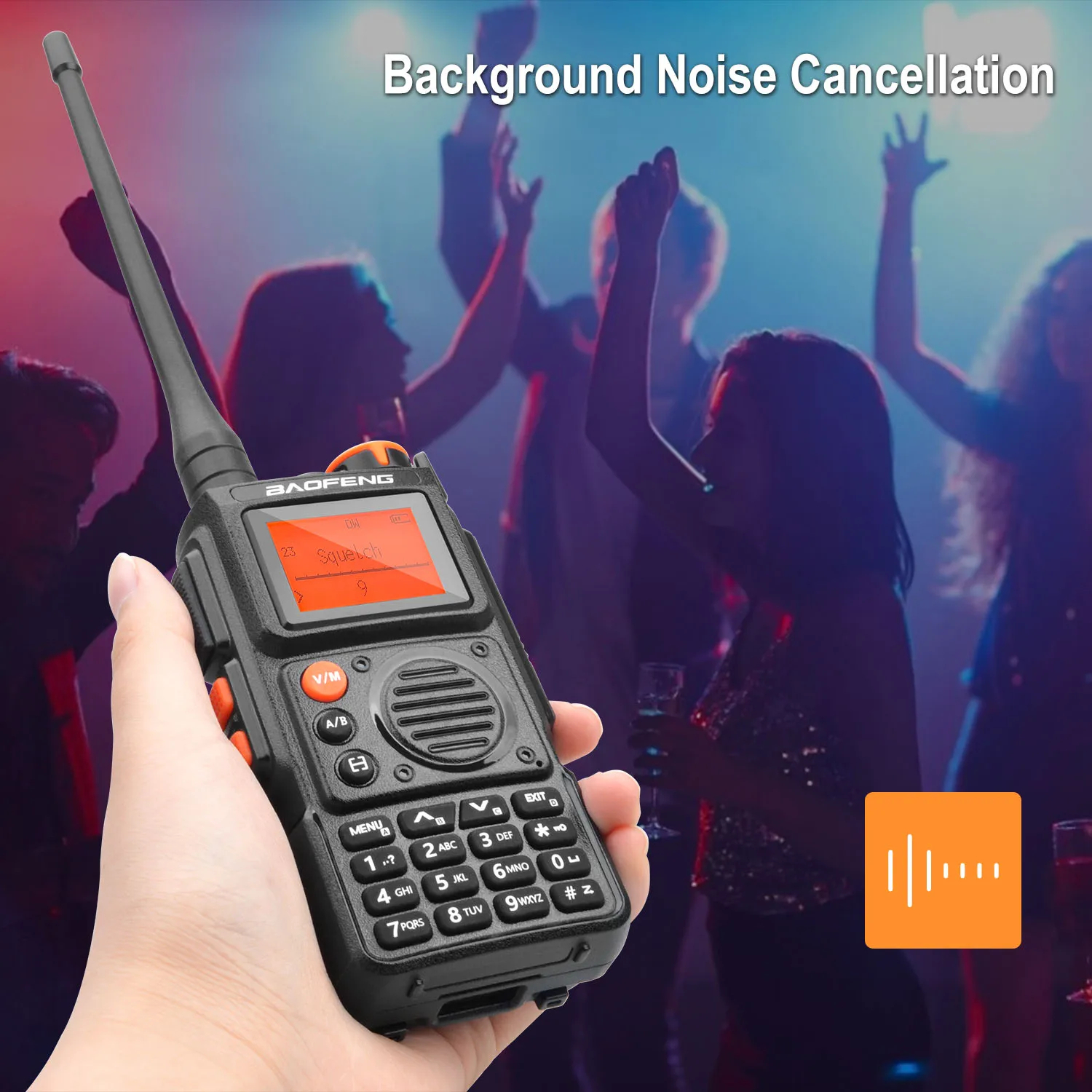 Baofeng K6 Radio Tri-Banda UHF VHF 5W 999 Canales FM AM Wireless Freq Copy USB-C (22)